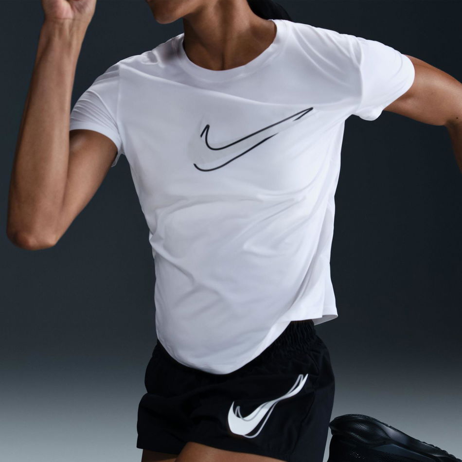 One Swoosh Dri-FIT Ss Top Kadın Beyaz Tişört