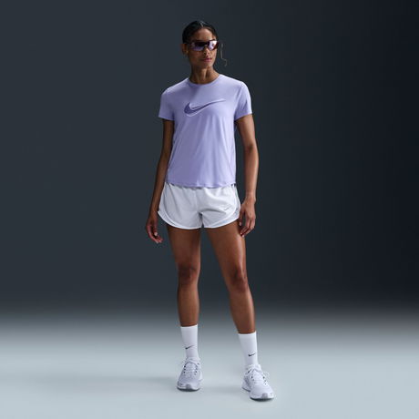 NIKE - One Swoosh Dri-FIT SS Top Kadın Mor Tişört
