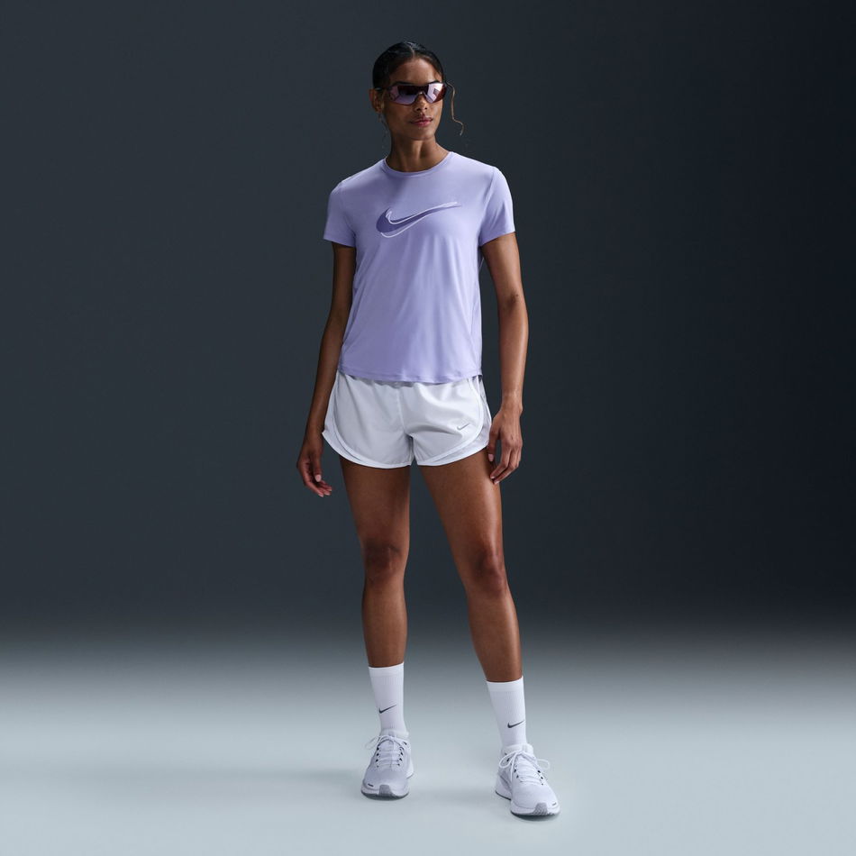One Swoosh Dri-FIT SS Top Kadın Mor Tişört