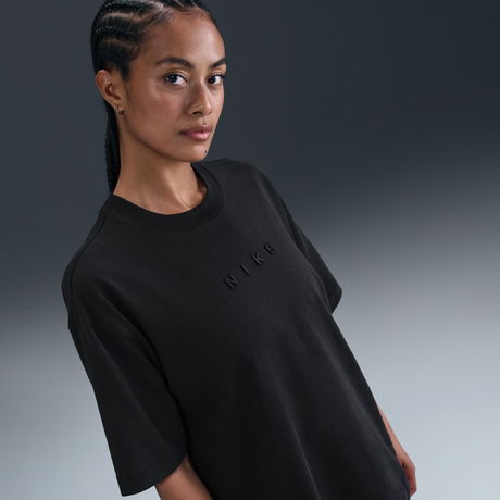 NIKE - Oversized SS Tee Relax Kadın Siyah Tişört
