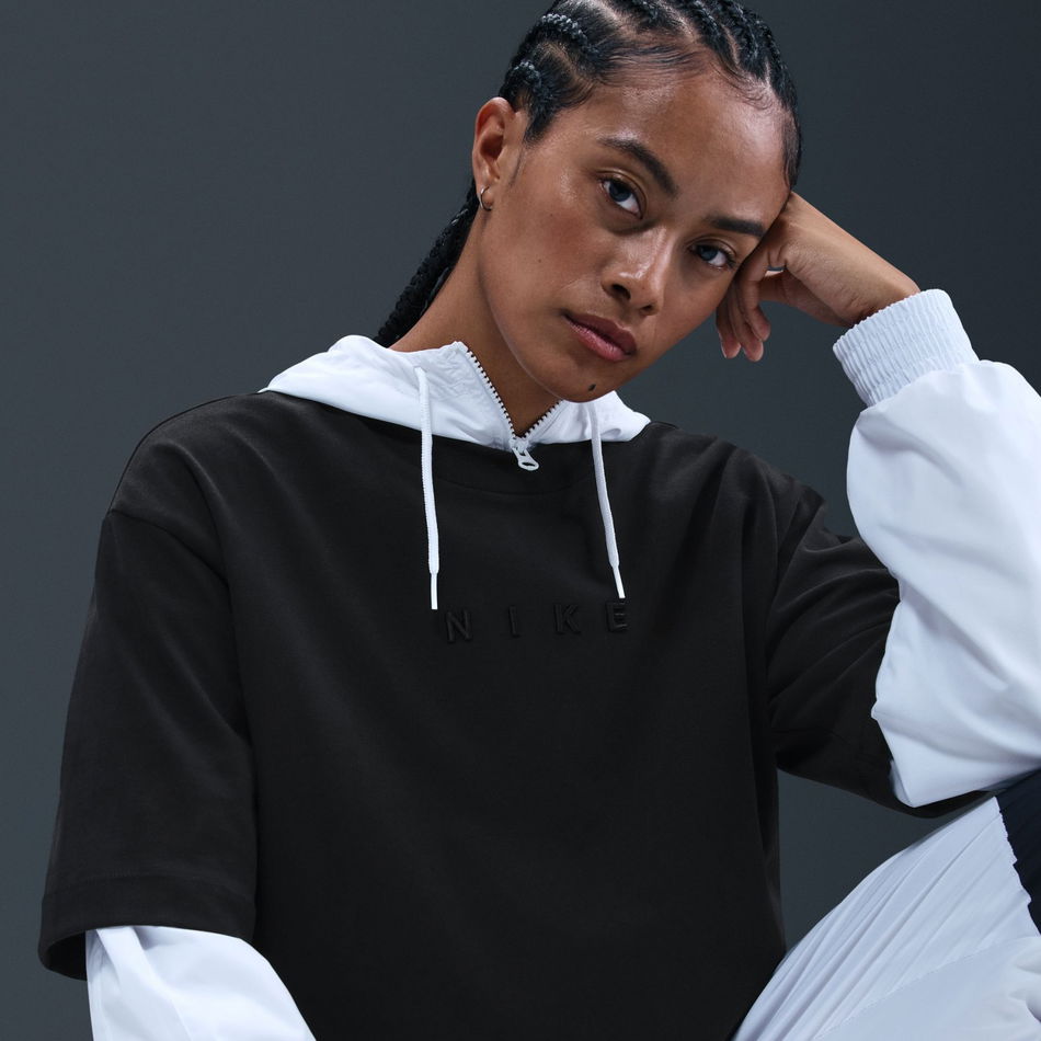 Oversized SS Tee Relax Kadın Siyah Tişört