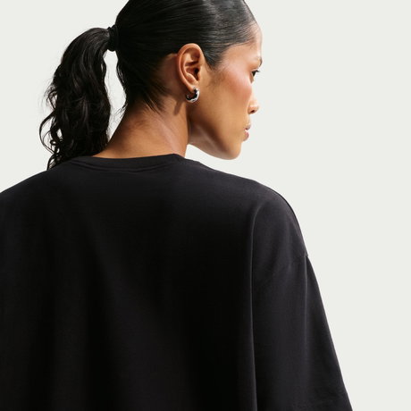 NIKE - Oversized SS Tee Relax Kadın Siyah Tişört (1)