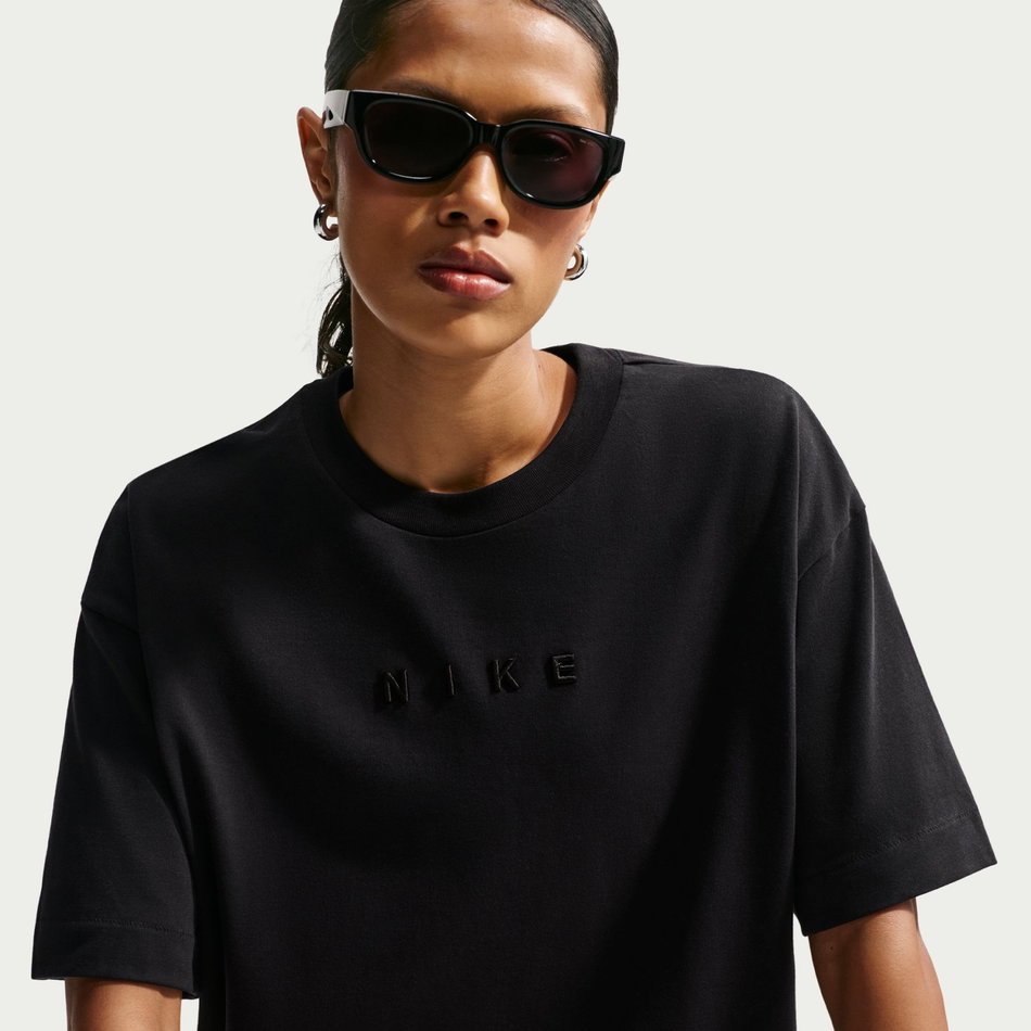 Oversized SS Tee Relax Kadın Siyah Tişört
