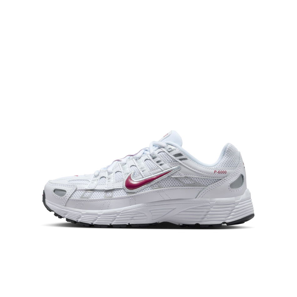 P-6000 Gs Beyaz Sneaker Ayakkabı