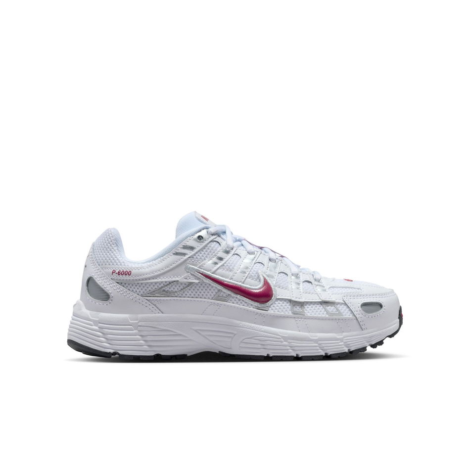 P-6000 Gs Beyaz Sneaker Ayakkabı