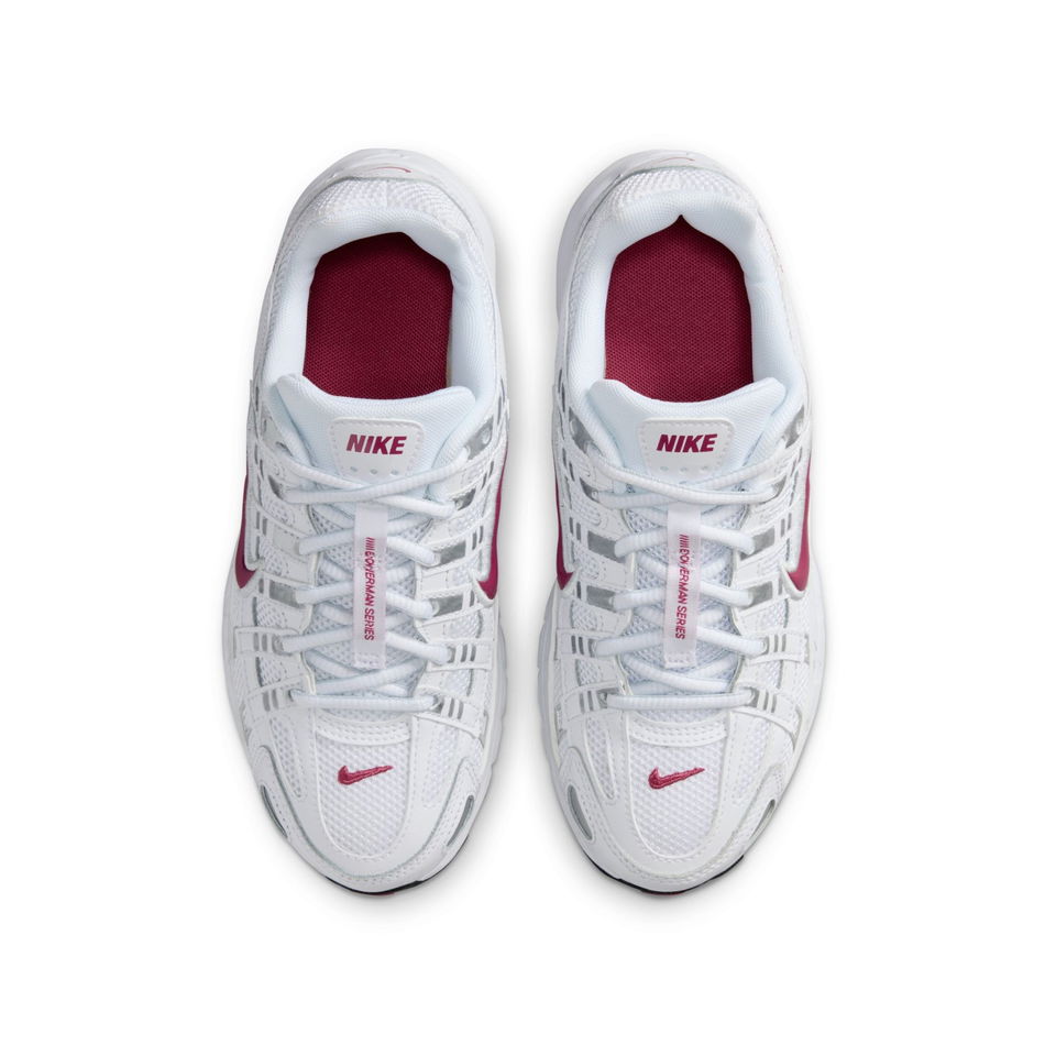 P-6000 Gs Beyaz Sneaker Ayakkabı