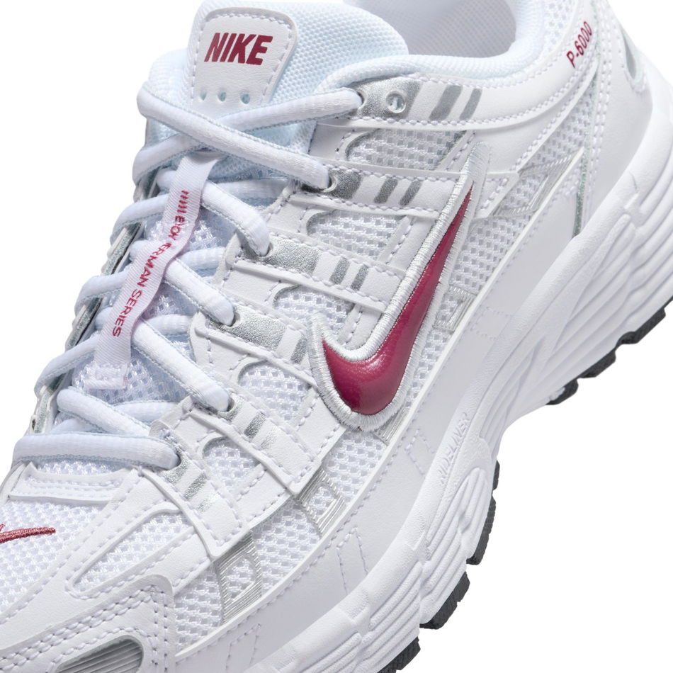 P-6000 Gs Beyaz Sneaker Ayakkabı