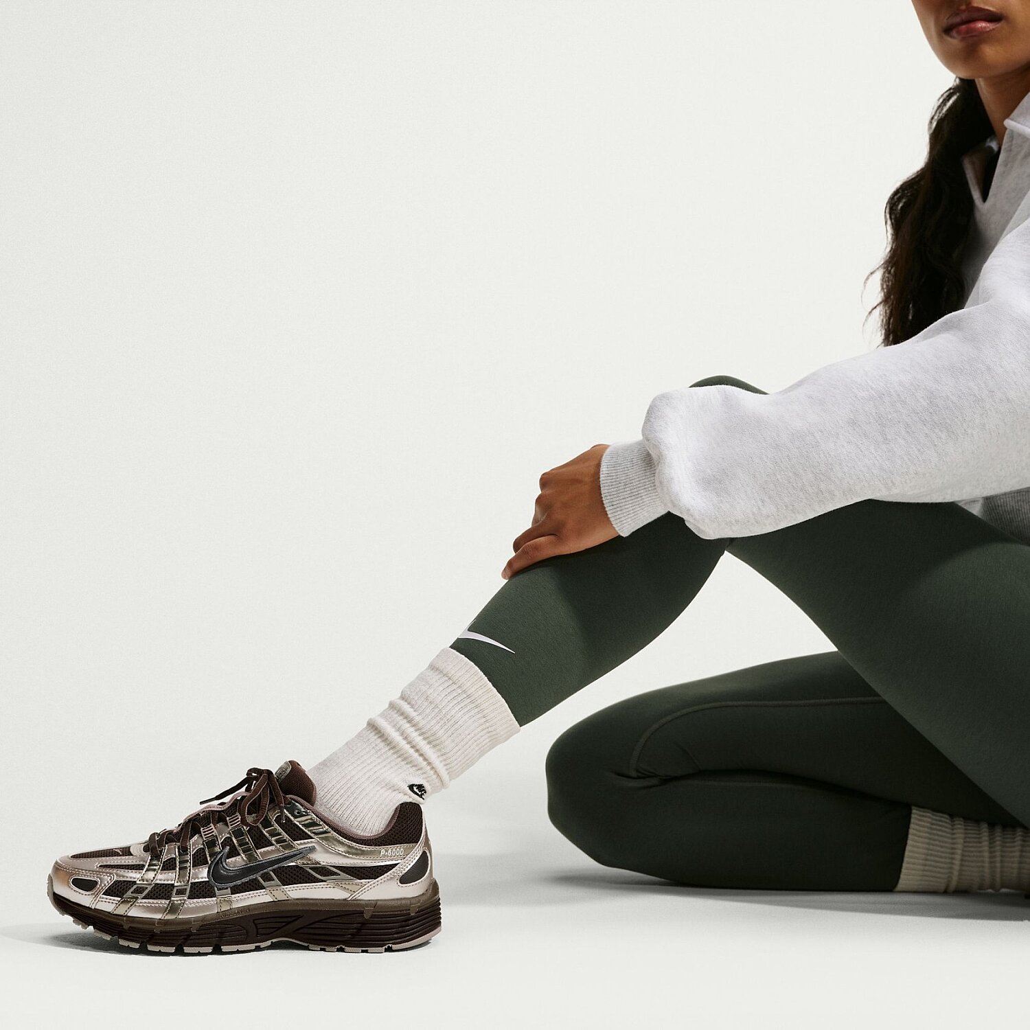 Женские кроссовки Nike P-6000 Kahverengi Sneaker