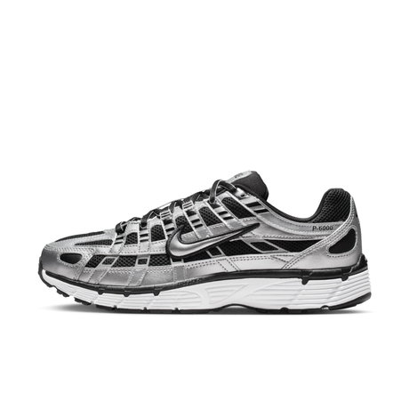 NIKE - P-6000 'Metallic Silver Black' Kadın Sneaker Ayakkabı
