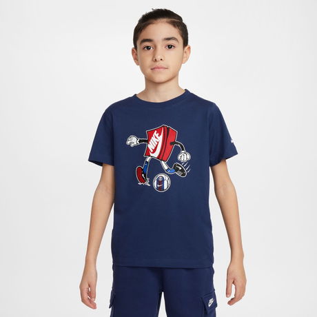 NIKE - Paris Saint-Germain Box Tee Çocuk Lacivert Tişört