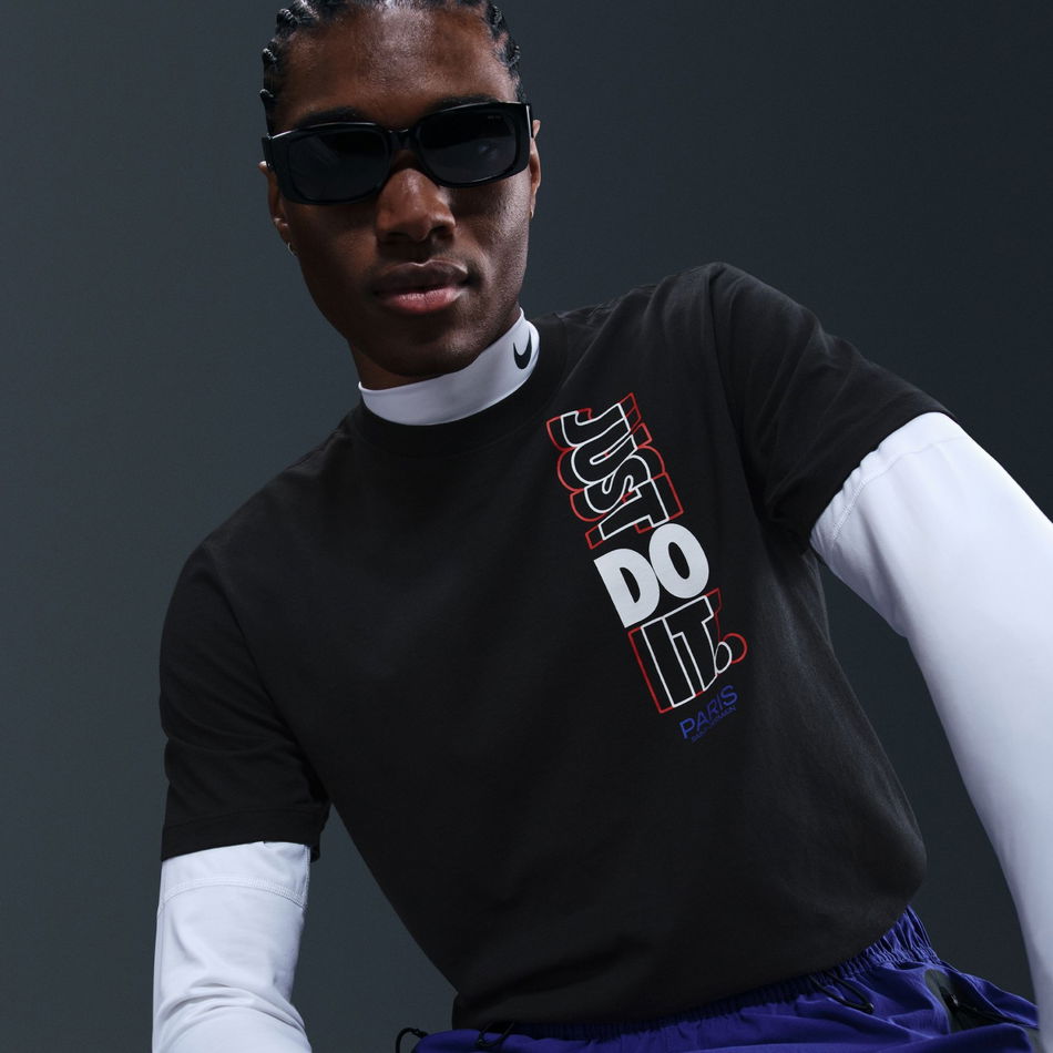 Paris Saint-Germain Jdi Tee Erkek Siyah Tişört