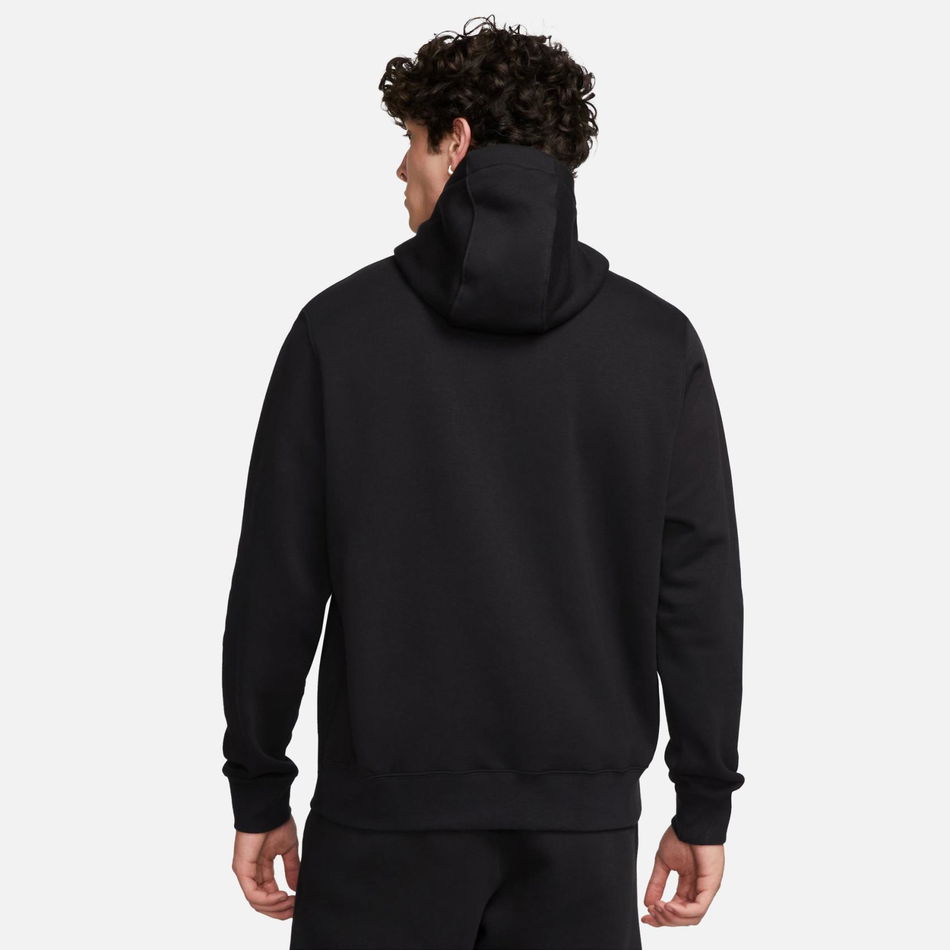 Park20 Fleece Pullover Hoodie Günlük Giyim Erkek Siyah Sweatshirt