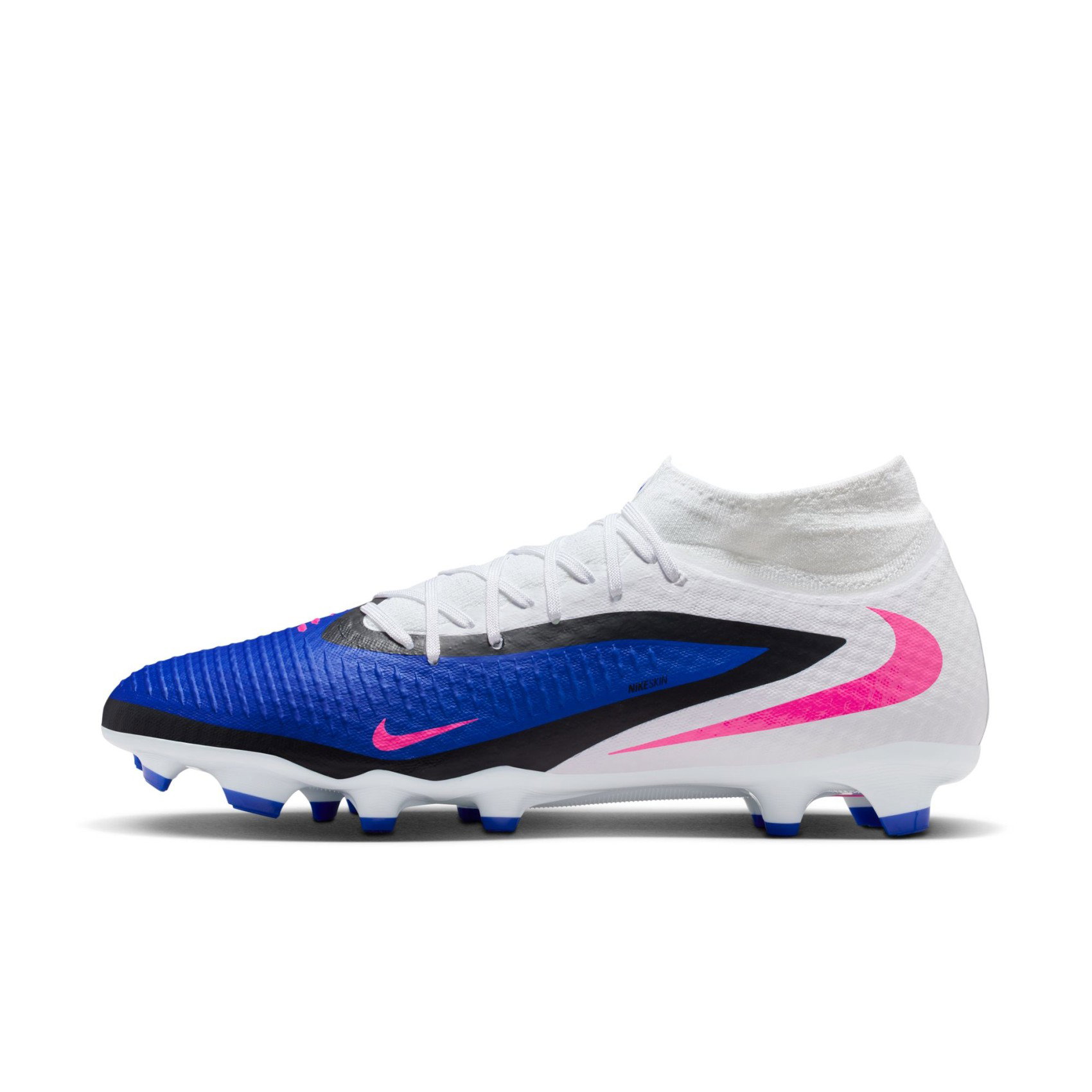 Nike Phantom 6 High Academy Fg/Mg Erkek Mavi Krampon HQ2278-446