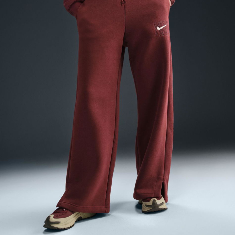 Phoenix Fleece HR GX Wide Pant Kadın Bordo Eşofman Altı