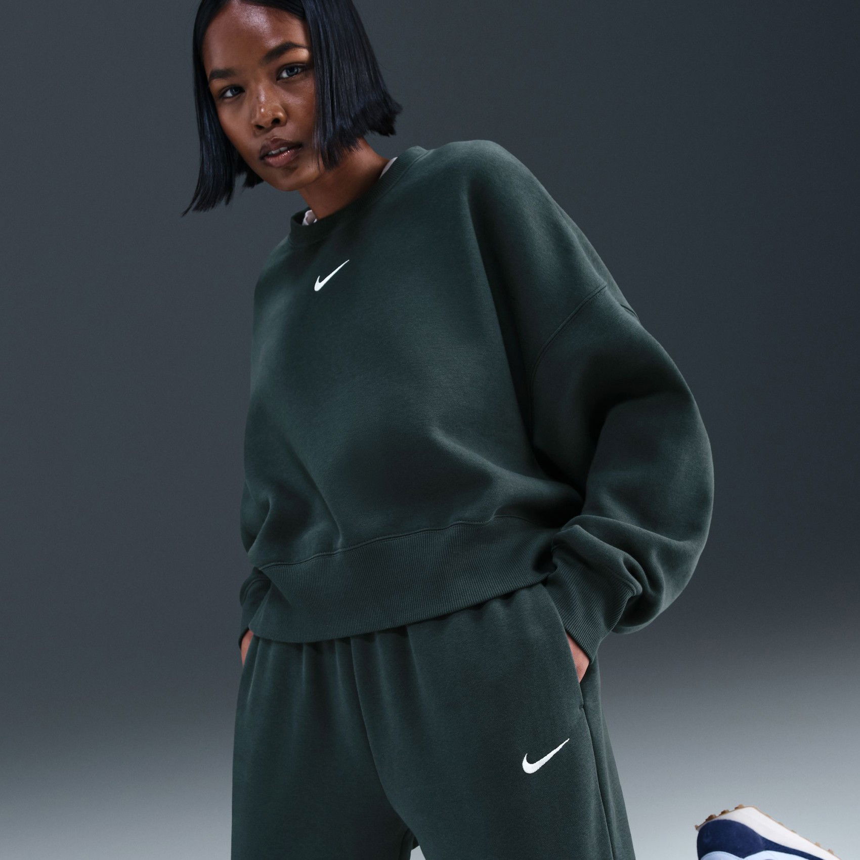 服/ファッション NIKE Nike Phoenix Fleece HR OS Pant Kadın Eşofman Altı FZ5996-391