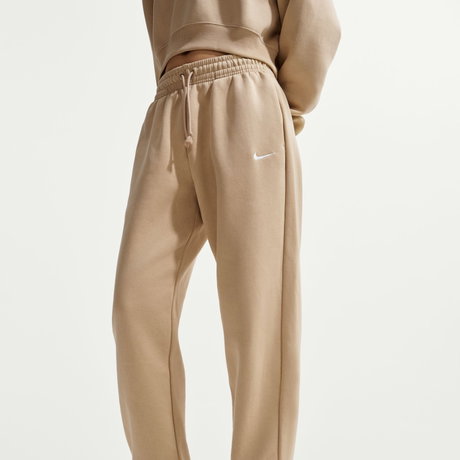 NIKE - Phoenix Fleece Hr Os Pant Kadın Kahverengi Eşofman Altı (1)