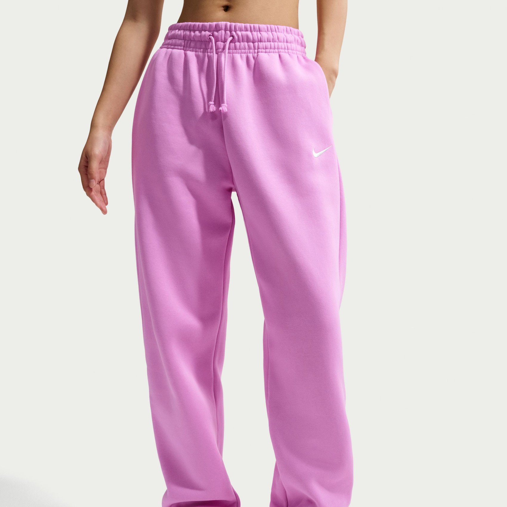 Nike Phoenix Fleece Hr Os Pant Kadın Pembe Eşofman Altı FZ5996-503
