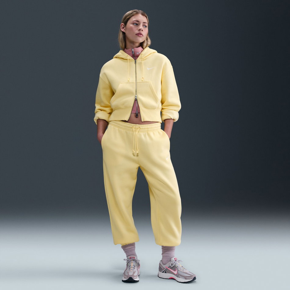 Phoenix Fleece HR OS Pant Kadın Sarı Eşofman Altı