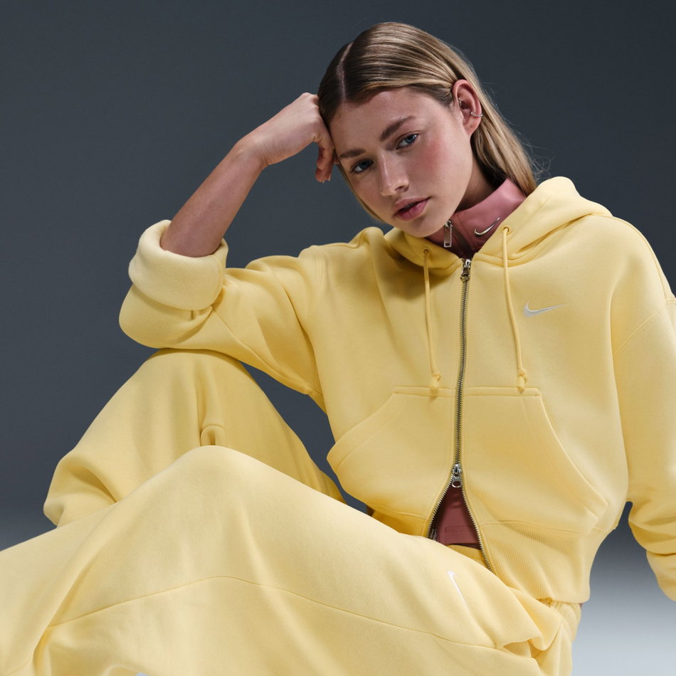 Phoenix Fleece HR OS Pant Kadın Sarı Eşofman Altı