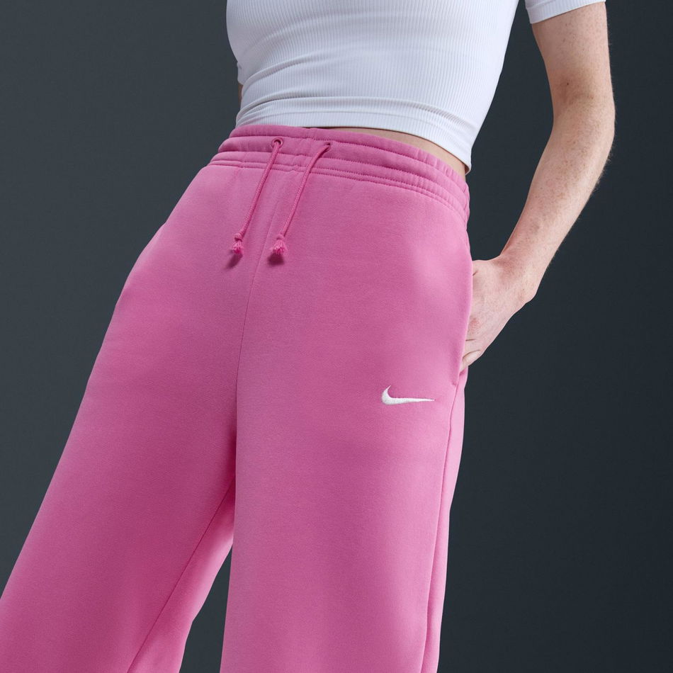 Phoenix Fleece HR Pant Wide 2 Kadın Pembe Eşofman Altı