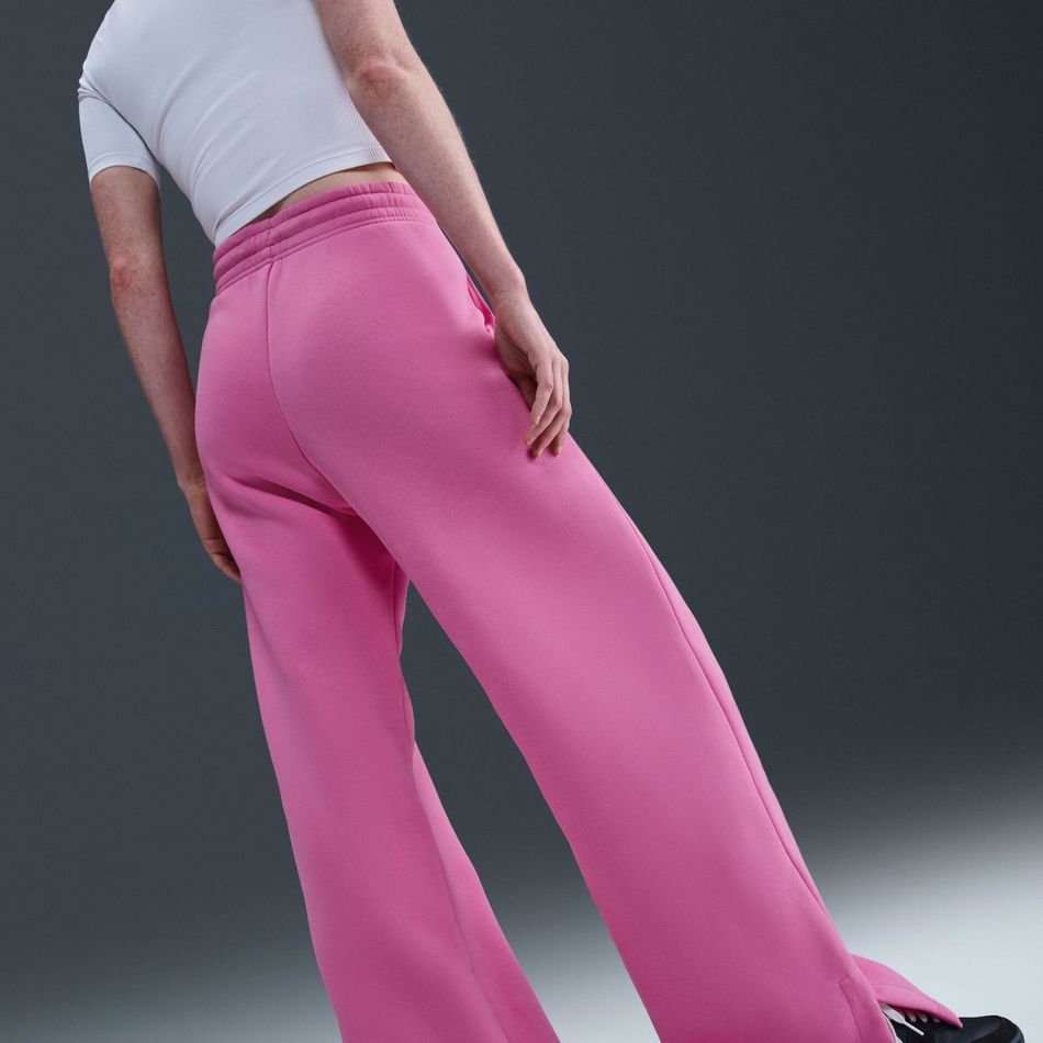 Phoenix Fleece HR Pant Wide 2 Kadın Pembe Eşofman Altı