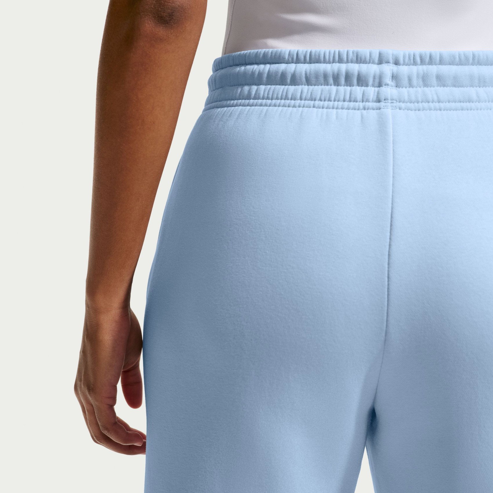 Nike Phoenix Fleece Hr Pant Wide Kadın Mavi Eşofman Altı IH1011-407