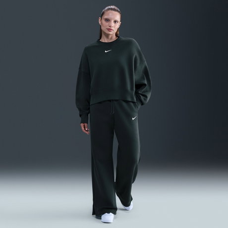 NIKE - Phoenix Fleece HR Pant Wide Kadın Yeşil Eşofman Altı