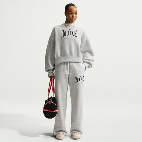 NIKE - Phoenix Fleece Hr Wr Leg Pant Gx Kadın Gri Eşofman Altı