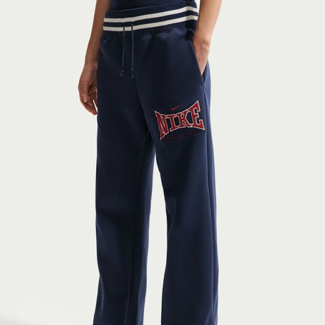 NIKE - Phoenix Fleece Hr Wr Leg Pant Gx Kadın Mavi Eşofman Altı (1)