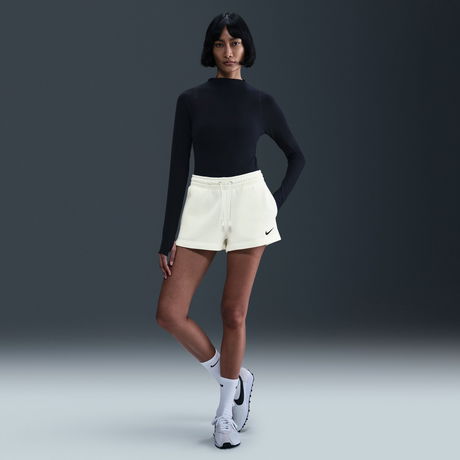 NIKE - Phoenix Fleece MR Short Kadın Bej Şort