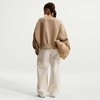NIKE - Phoenix Fleece Oos Crew Kadın Bej Sweatshirt (1)