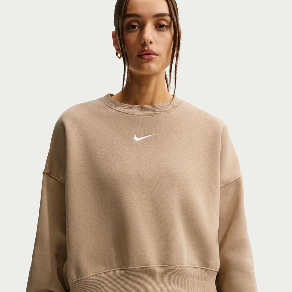 Phoenix Fleece Oos Crew Kadın Bej Sweatshirt