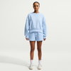 NIKE - Phoenix Fleece Oos Crew Kadın Mavi Sweatshirt (1)