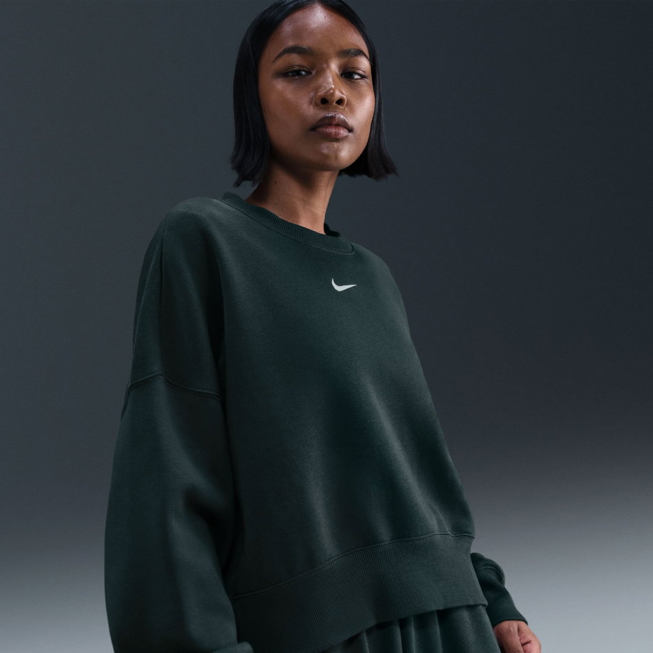 Phoenix Fleece Oos Crew Kadın Yeşil Sweatshirt