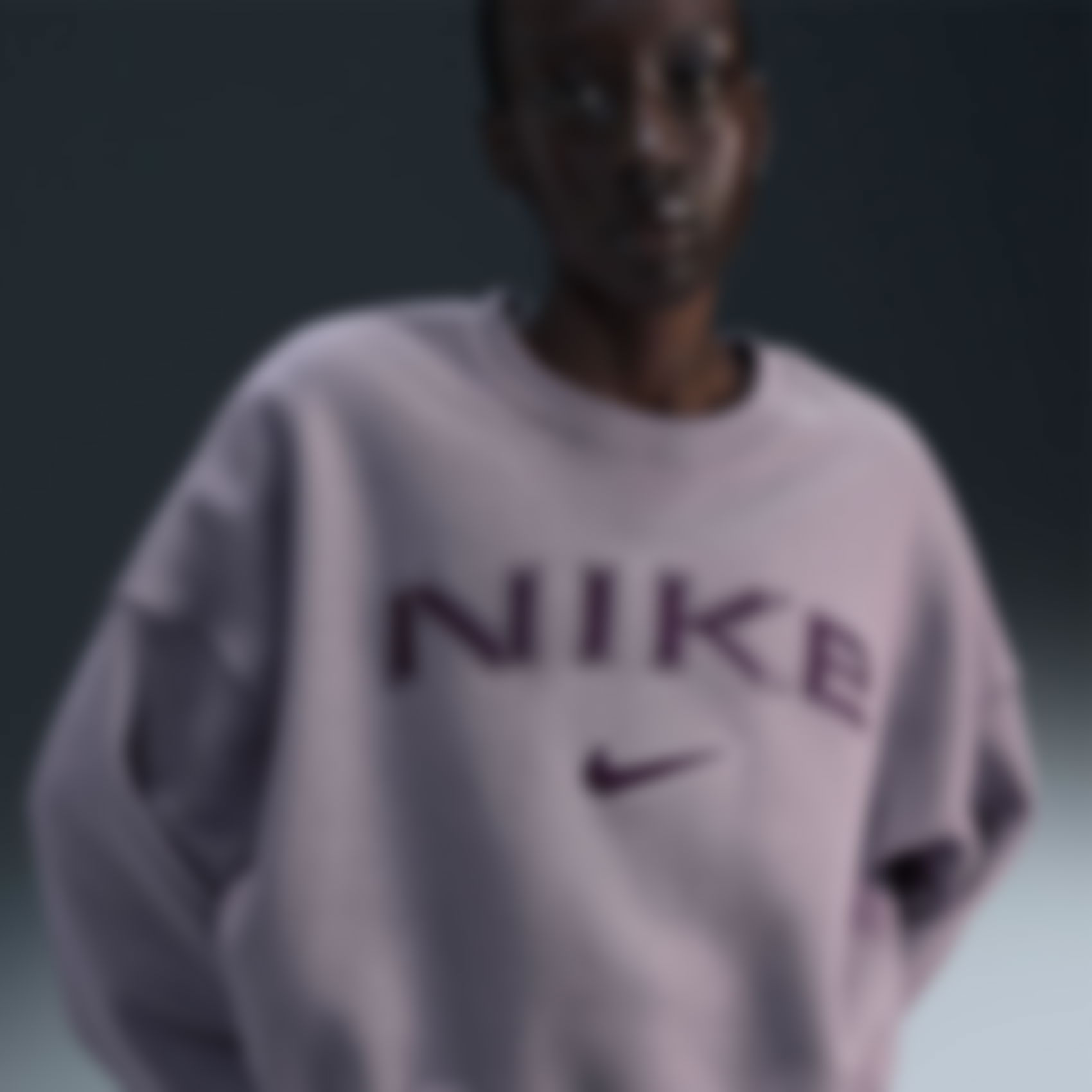 NIKE - Phoenix Fleece Oos Logo Crew Kadın Sweatshirt (1)