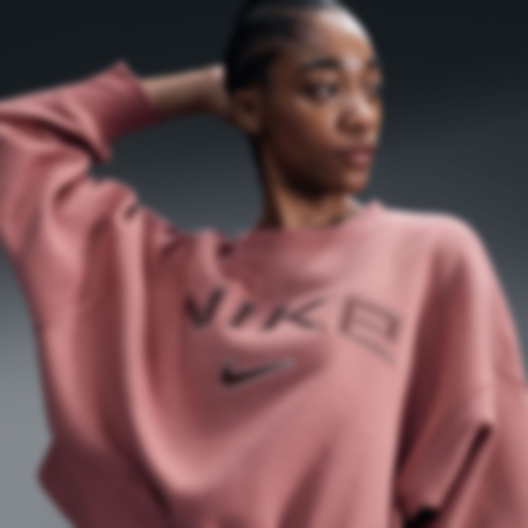 NIKE - Phoenix Fleece Oos Logo Crew Kadın Sweatshirt