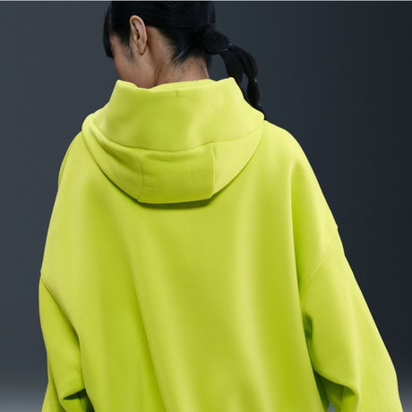 NIKE - Phoenix Fleece Oos Po Hoodie Kadın Sarı Sweatshirt (1)