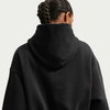 NIKE - Phoenix Fleece Os Crop Henley Hoodie Kadın Siyah Sweatshirt (1)