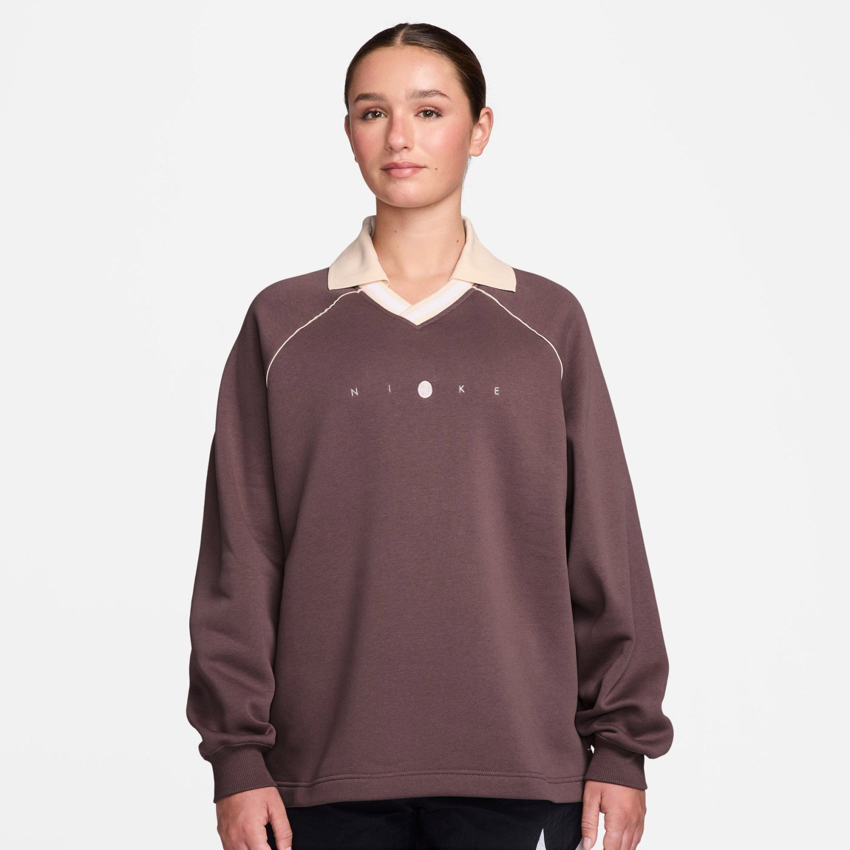 Nike Phoenix Fleece Os Gx Polo Top Kadın Sweatshirt IF0256-502