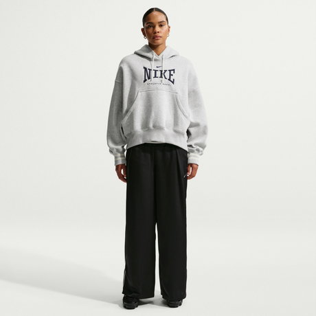 NIKE - Phoenix Fleece Os Po Hoodie Kadın Gri Sweatshirt (1)