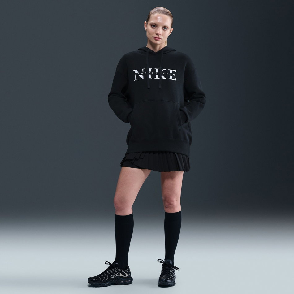 Phoenix Fleece Po Hoodie Kadın Siyah Sweatshirt