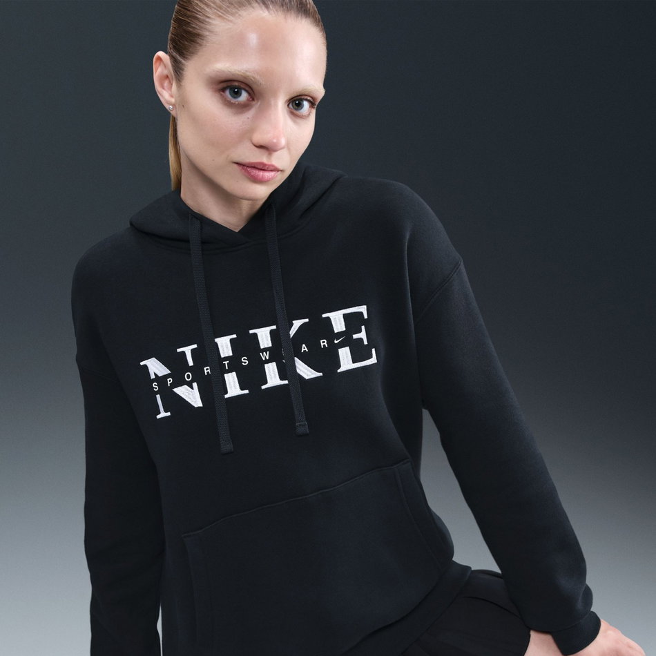 Phoenix Fleece Po Hoodie Kadın Siyah Sweatshirt