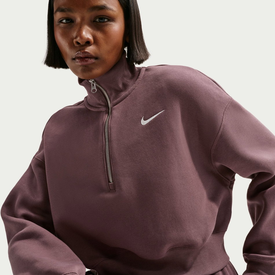 Phoenix Fleece Qz Crop Kadın Sweatshirt