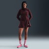 NIKE - Phoenix Fleece Shrunken Hoodie Kadın Bordo Sweatshirt (1)
