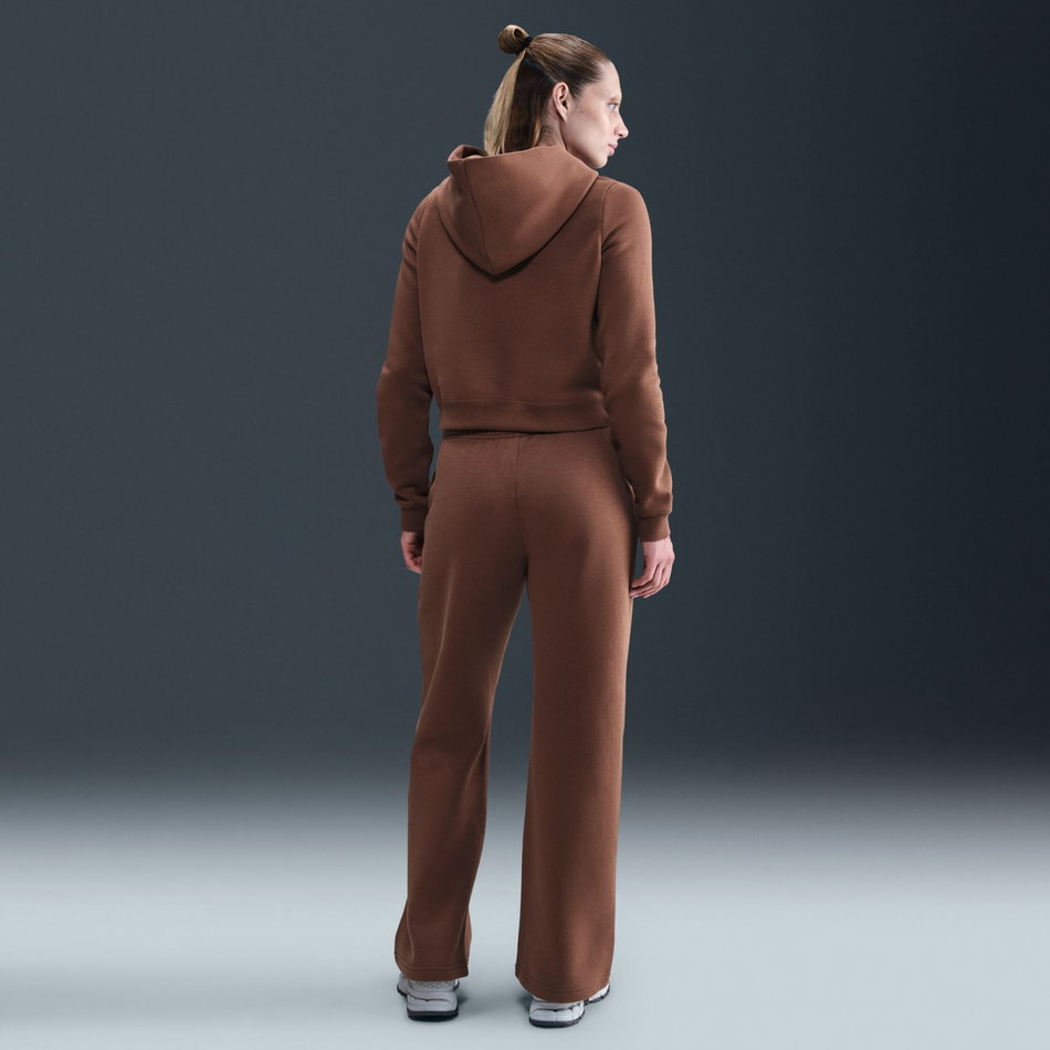 Phoenix Fleece Shrunken Hoodie Kadın Kahverengi Sweatshirt