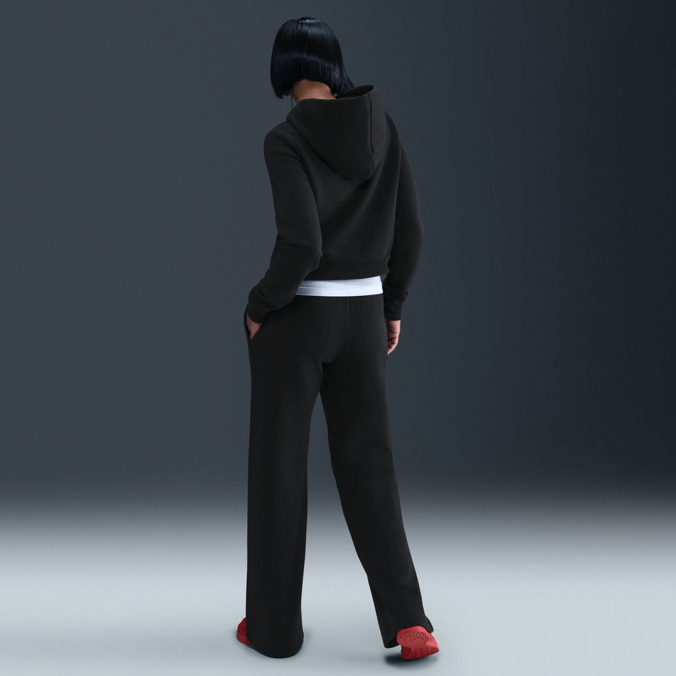 Phoenix Fleece Shrunken Hoodie Kadın Siyah Sweatshirt