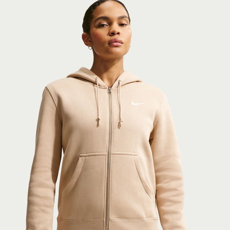 NIKE - Phoenix Fleece Std Fz Hoodie Kadın Bej Sweatshirt