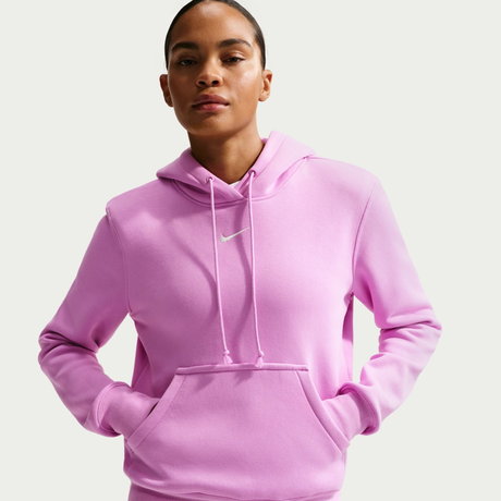 NIKE - Phoenix Fleece Std Po Hoodie Kadın Pembe Sweatshirt