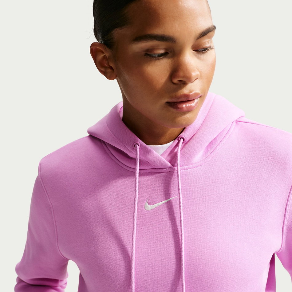 Phoenix Fleece Std Po Hoodie Kadın Pembe Sweatshirt