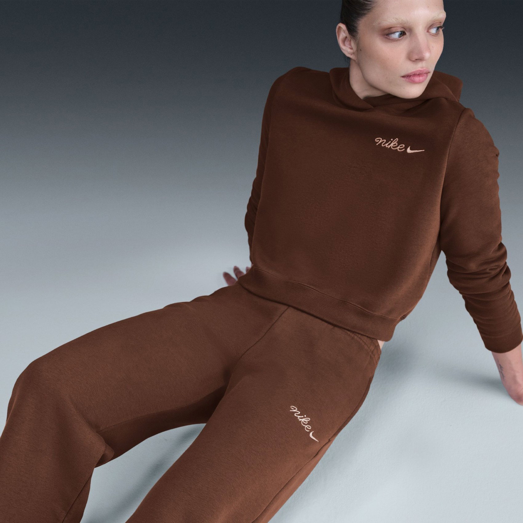 Nike Phoenix Fleece Stright Leg Pant Kadın Eşofman Altı IM7498-265